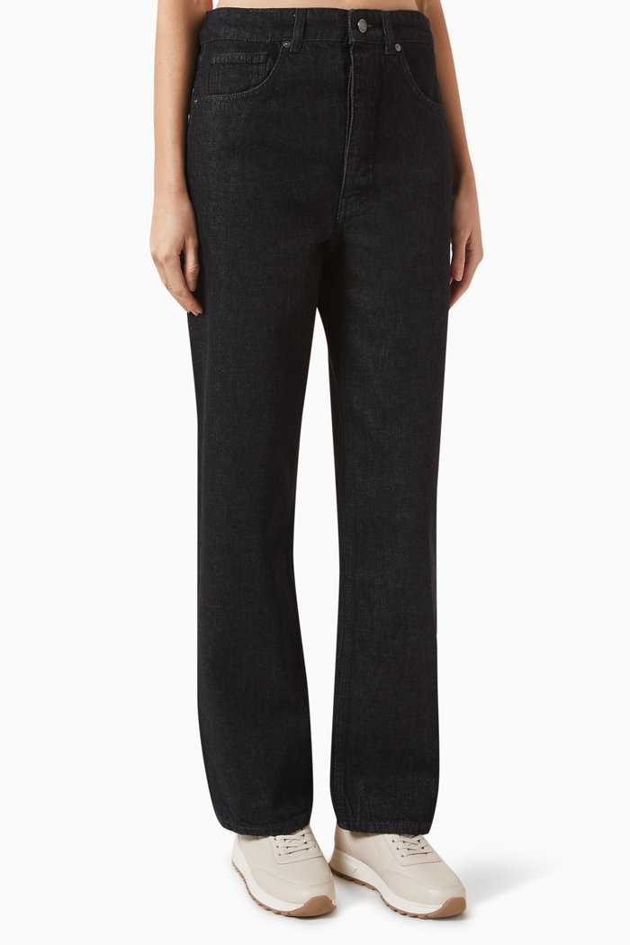 

632 Candiani Boyfriend-fit Jeans in Denim, Grey