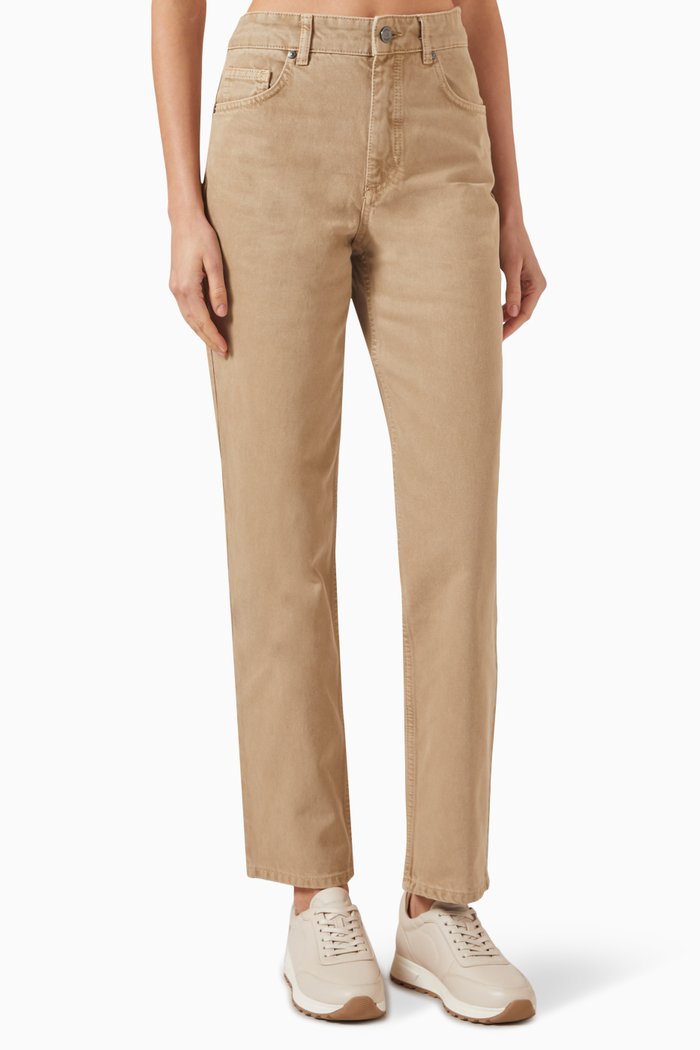 

321 Mid-rise Straight-leg Jeans in Denim, Neutral