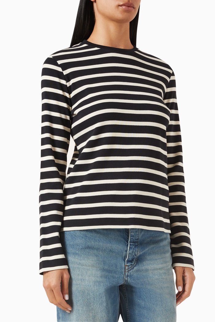 

Striped T-shirt in Cotton, Multicolour
