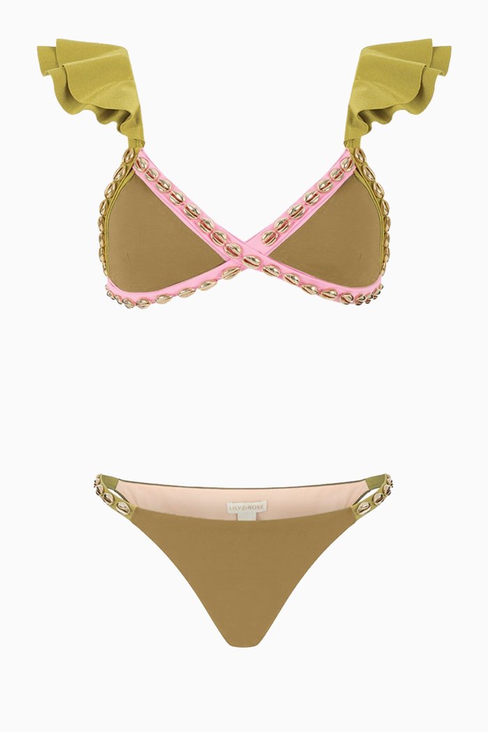 

Zoe Bikini Set in Stretch-nylon, Green