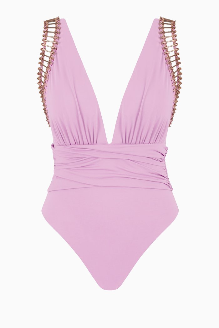 

Vendetta One-piece Swimsuit in Stretch-nylon, Pink