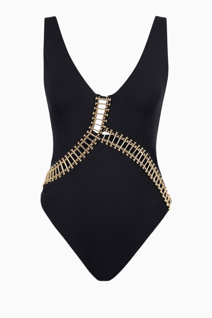 

Elixir One-piece Swimsuit in Stretch-nylon, Black