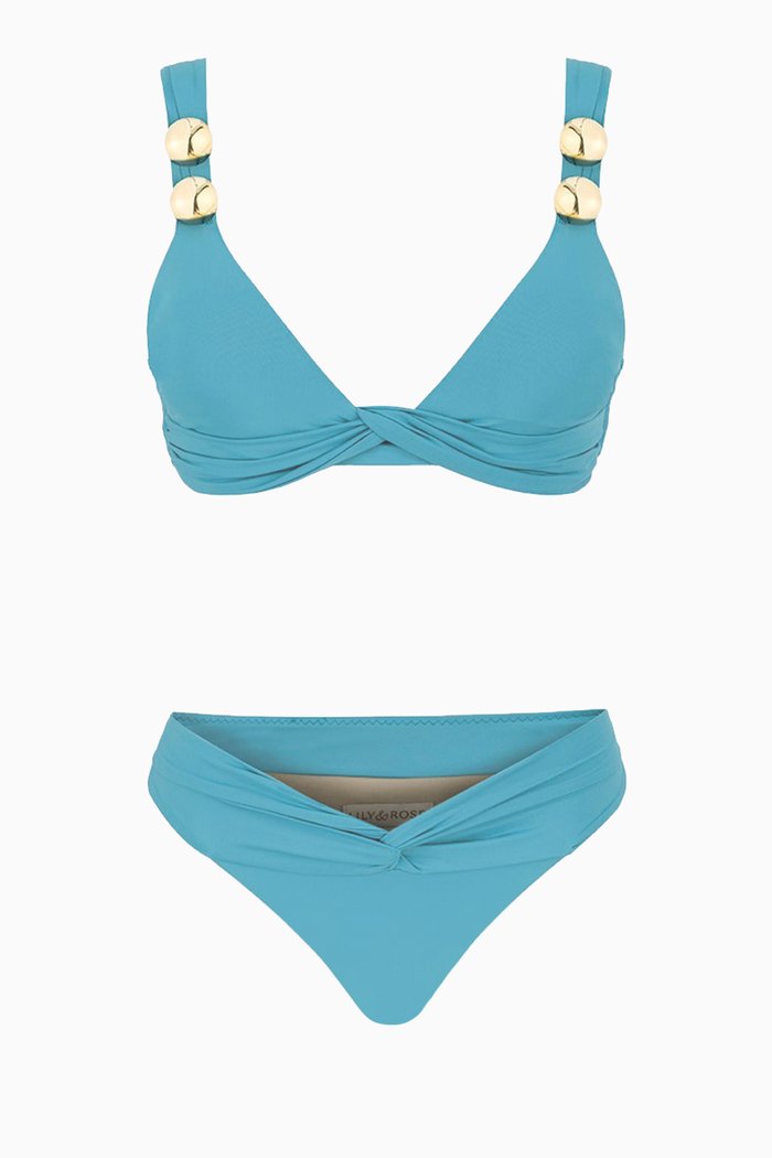 

Sole Bikini Set in Stretch-nylon, Blue