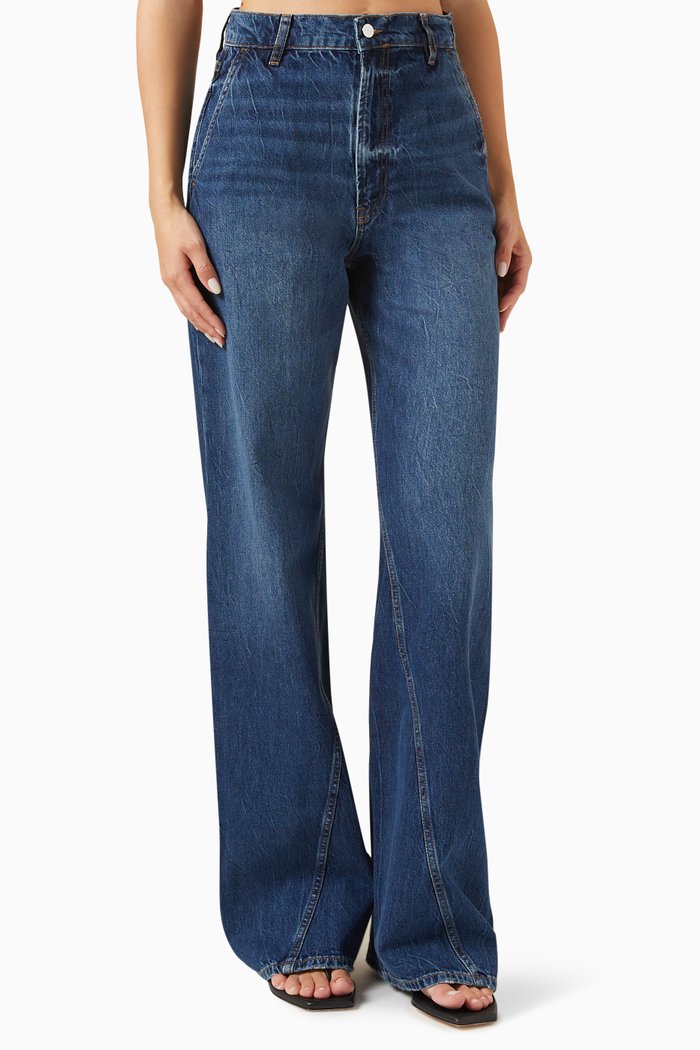 

Briley Flared Jeans in Denim, Blue