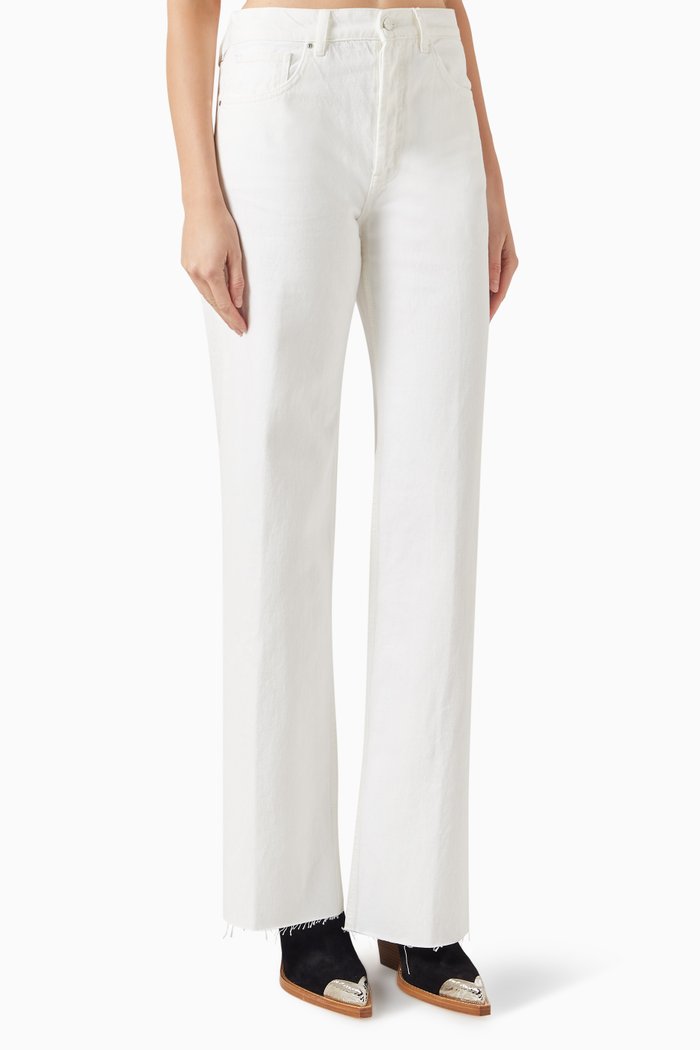 

Hugh Straight-fit Jeans in Denim, White