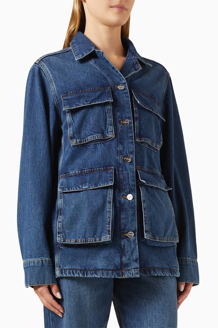 

Alden Jacket in Denim, Blue