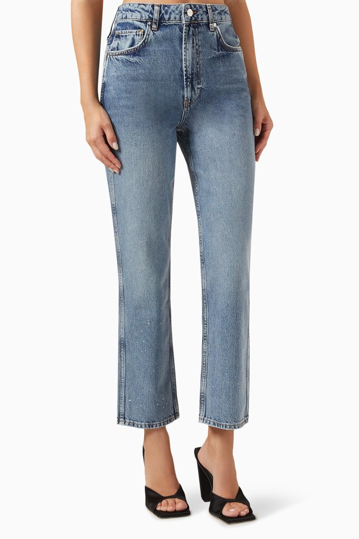 

Vin Cropped Jeans in Denim, Blue