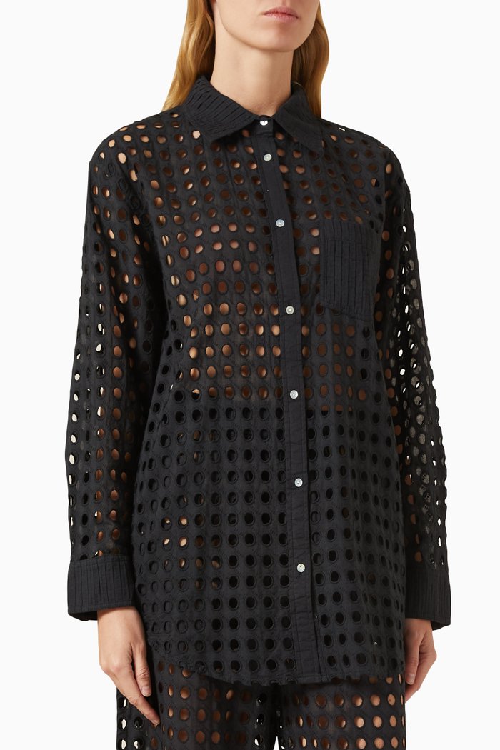 

The Oxford Tunic in Cotton, Black