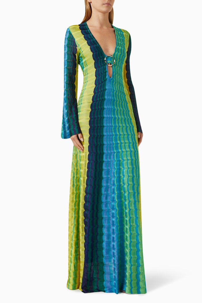 

Vibe Maxi Dress in Knit, Blue