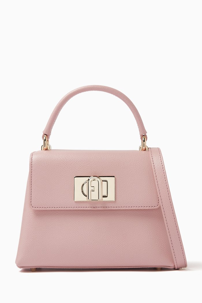 

Mini 1927 Top-handle Bag in Leather, Pink