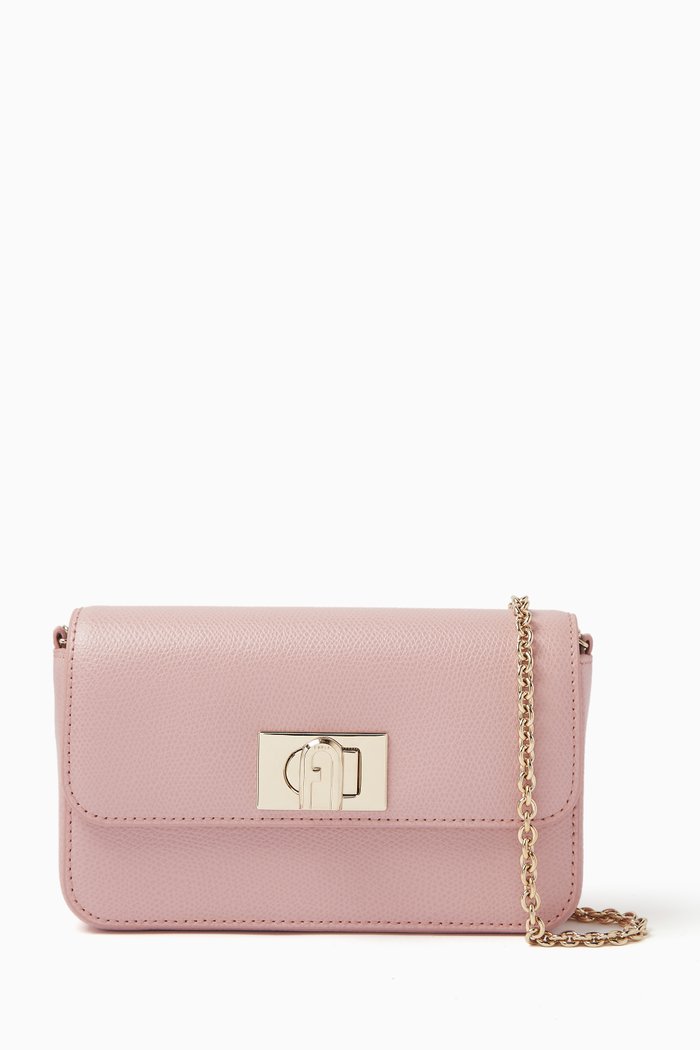 

Mini 1927 Crossbody Bag in Leather, Pink