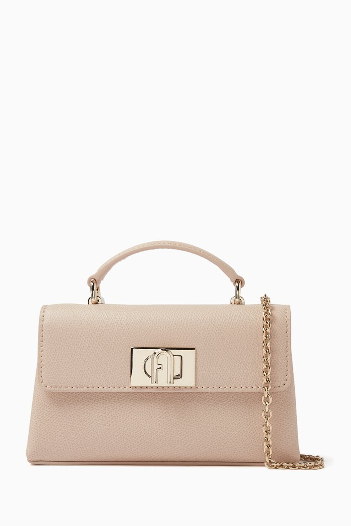 

Mini 1927 Top-handle Bag in Leather, Pink