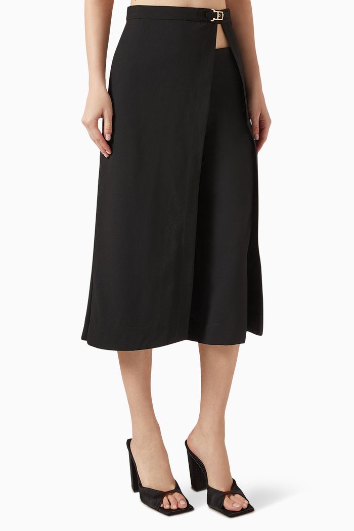 

Vivian Layered Pants in Terry-rayon, Black