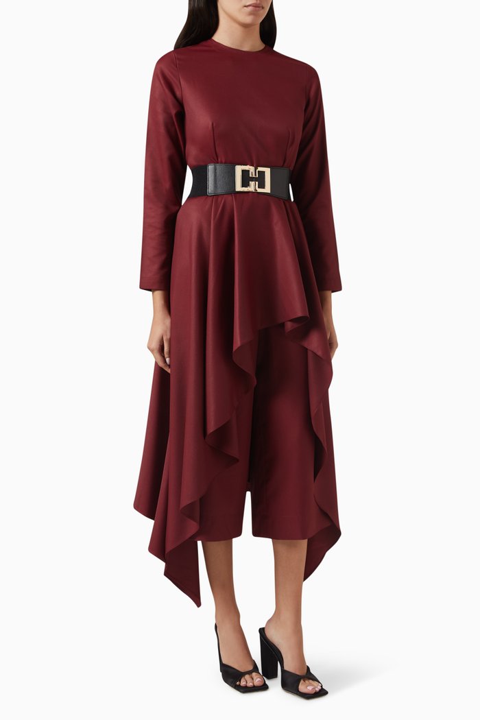 

Mila Jumpsuit in Terry Rayon, Red