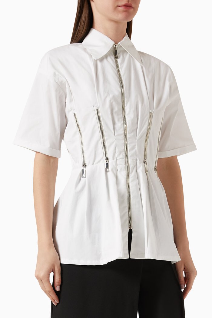 

Parx Shirt in Cotton-poplin, White