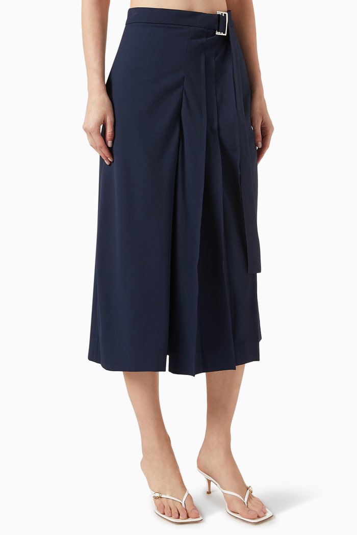 

Brittany Wide-leg Pants in Terry-rayon, Blue