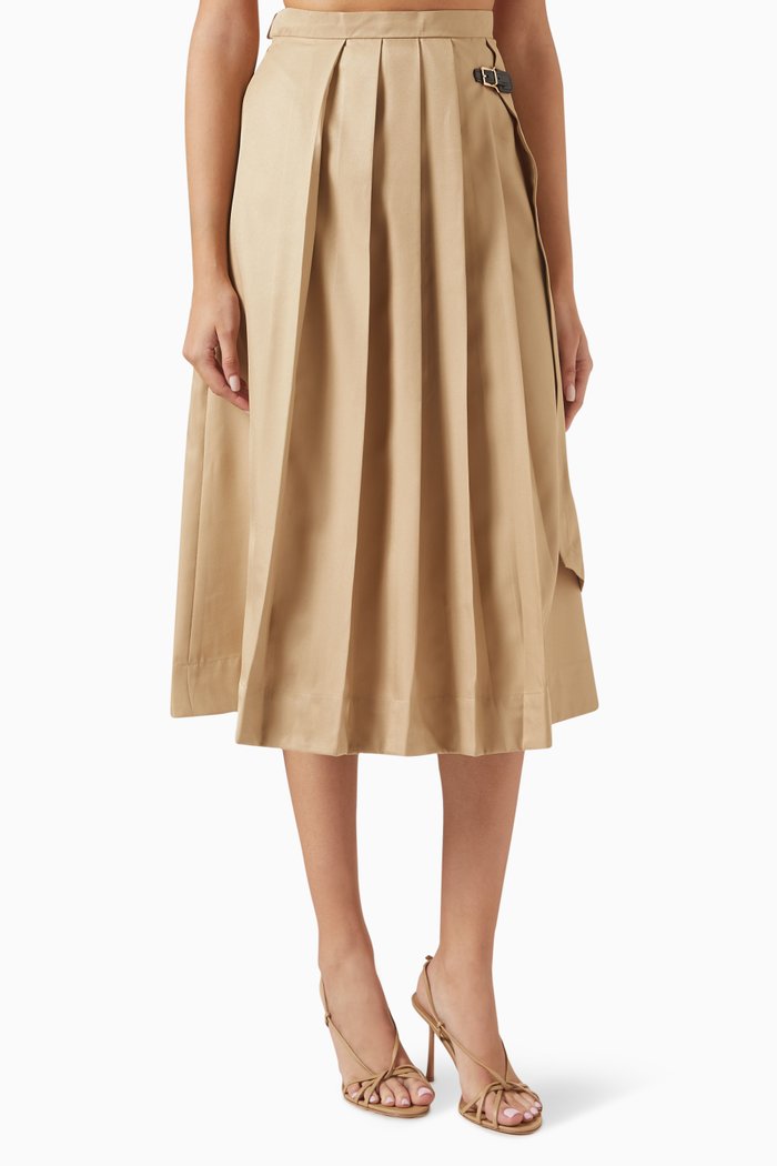

Darla Midi Skirt in Terry-rayon, Neutral
