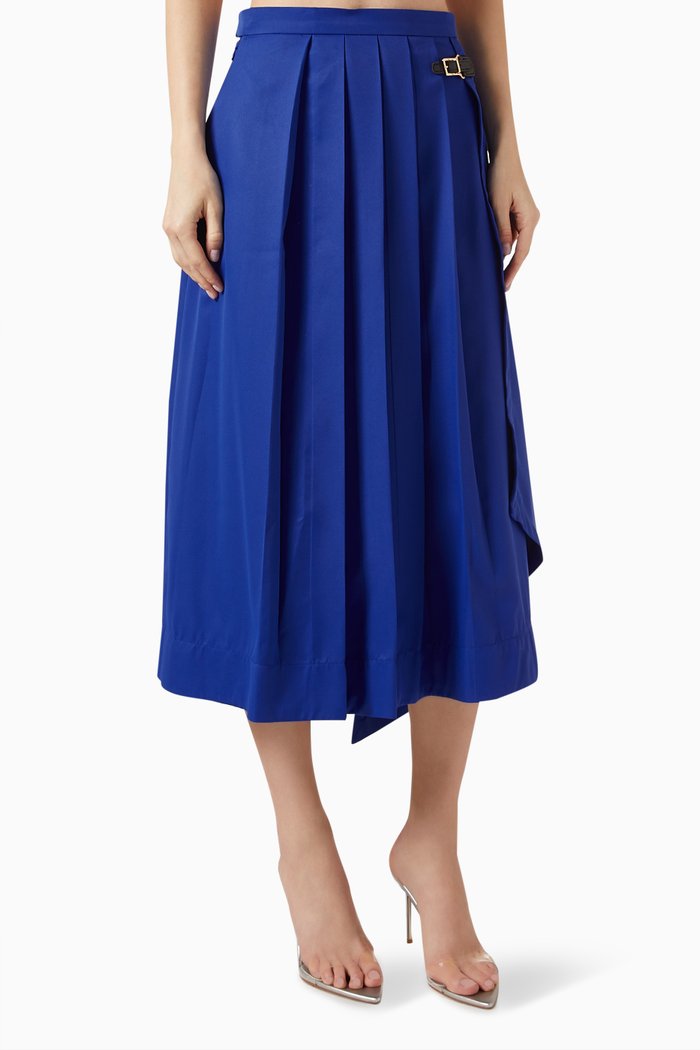

Darla Midi Skirt in Terry-rayon, Blue