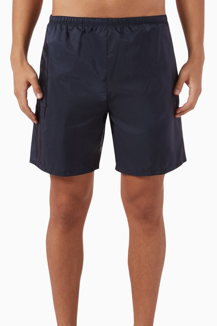 

Logo Swim Shorts in Re-Nylon, Blue