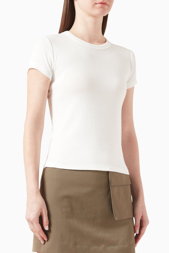 

Baby T-shirt in Organic Cotton, White