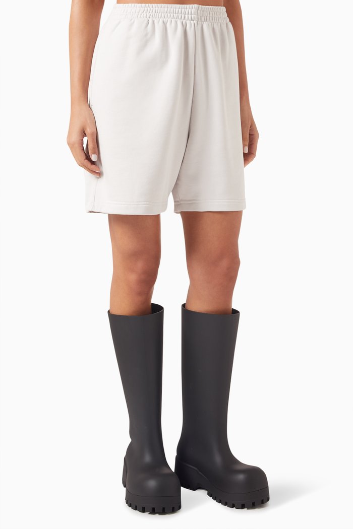 

Unity Sports Icon Sweat Shorts in Cotton, White
