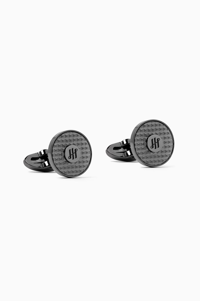 

Clou Ambigram Cufflinks in Stainless Steel, Metallic