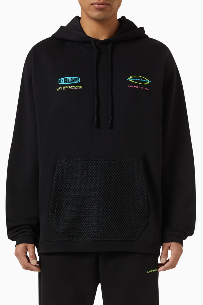 

Logo Hoodie in Cotton, Black