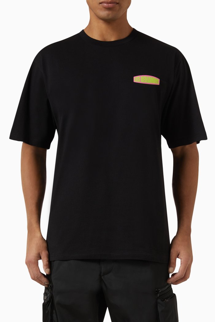 

Graphic print T-shirt in Cotton, White