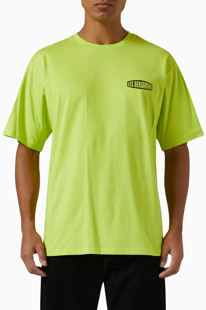 

Graphic print T-shirt in Cotton, Yellow