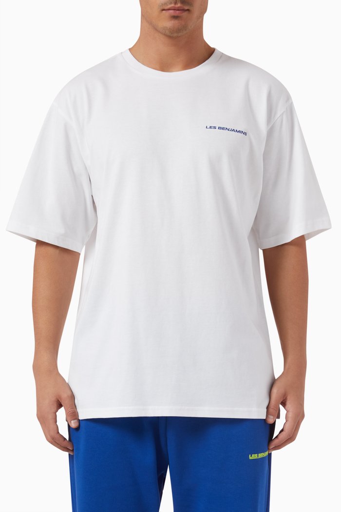 

Graphic print T-shirt in Cotton, White