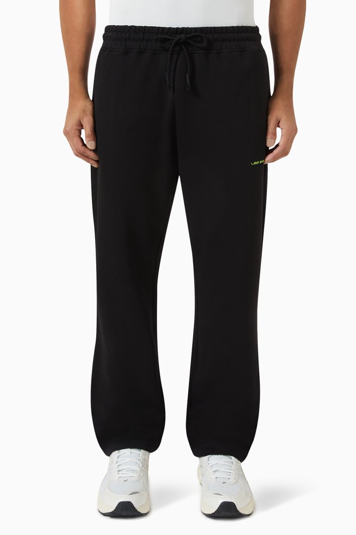 

Logo Detail Sweatpants in Cotton, Black