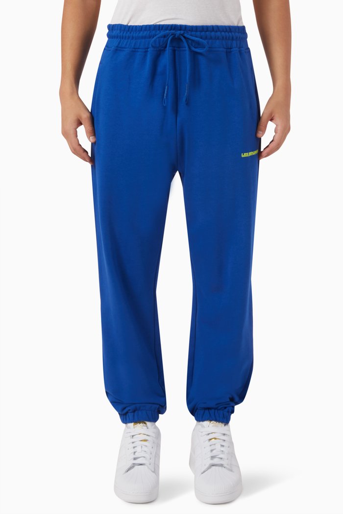 

Logo Detail Sweatpants in Cotton, Blue