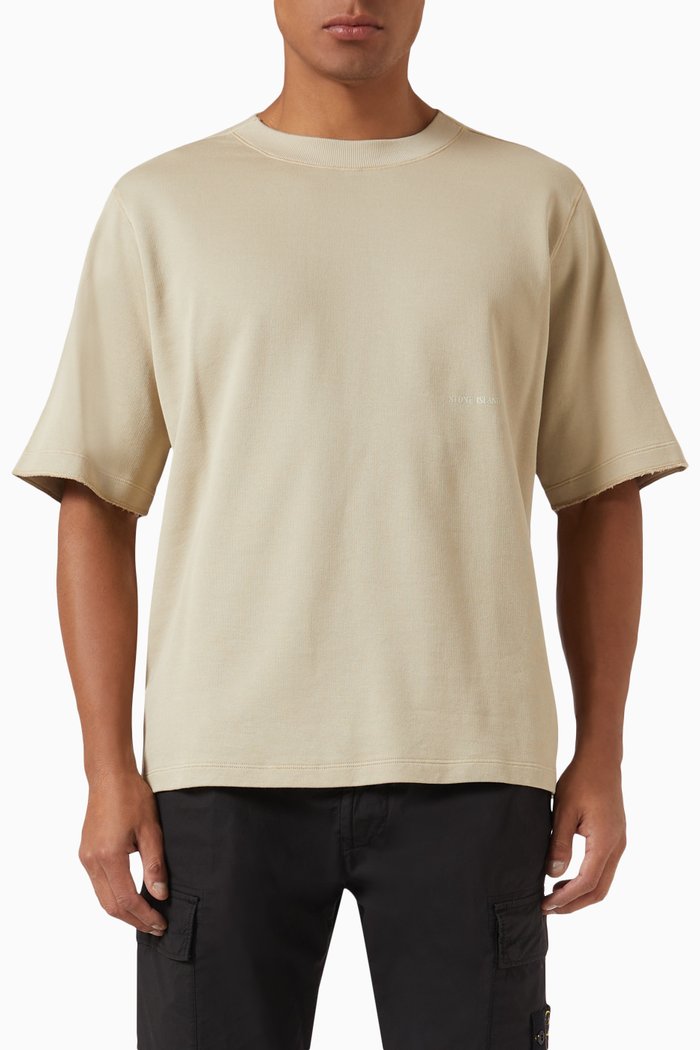 

Ghost Piece T-shirt in Cotton, Neutral
