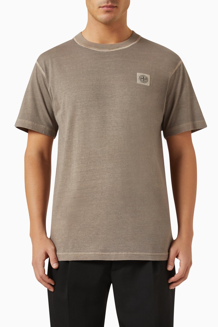

Logo T-shirt in Organic Cotton Jersey, Grey