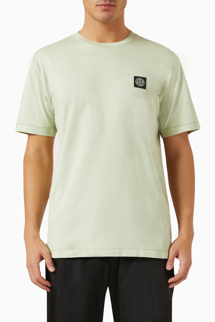 

Logo T-shirt in 60/2 Cotton Jersey, Green