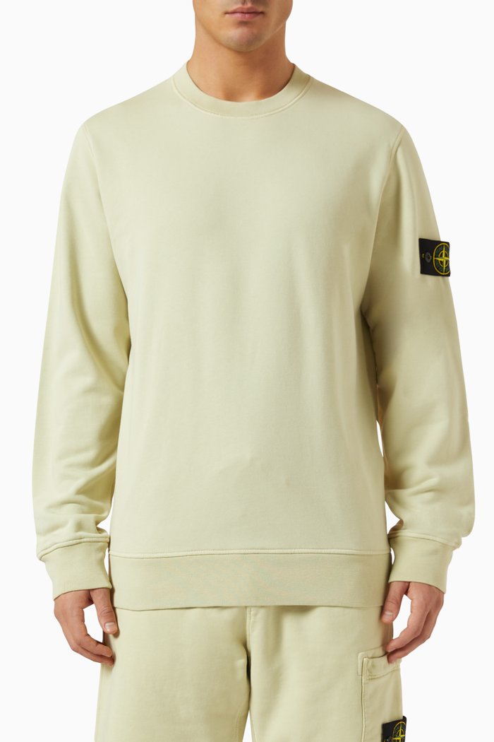 

Sweater in Cotton Fleece, Neutral