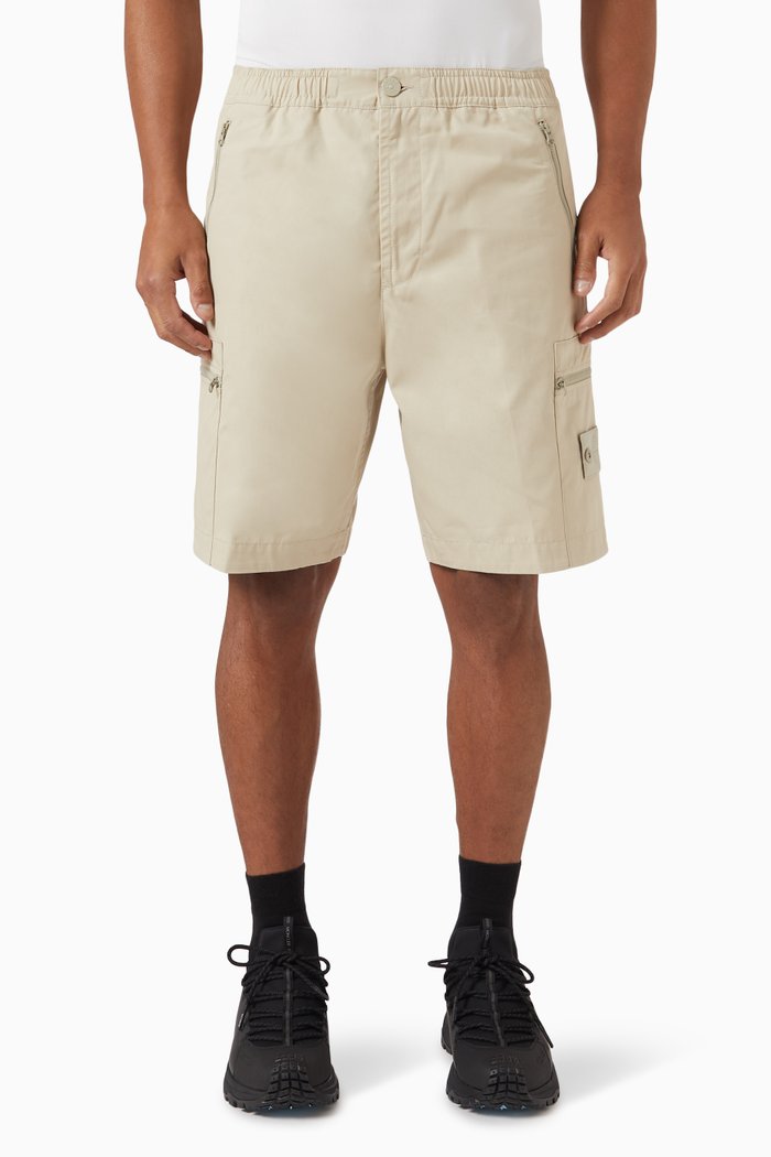 

Cargo Shorts in Cotton, Neutral