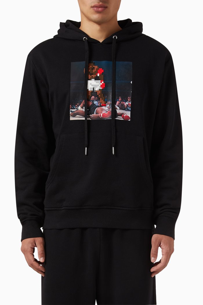 

Knockout Hoodie in Cotton, Black