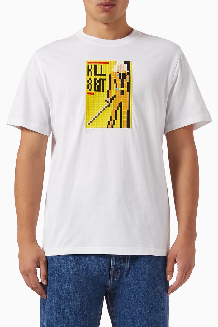 

Kill 8Bit T-shirt in Cotton, White
