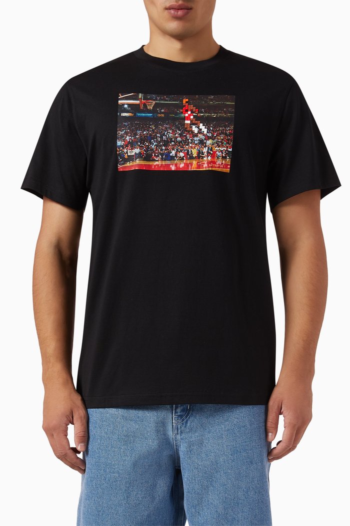 

Air Time T-shirt in Cotton, Black