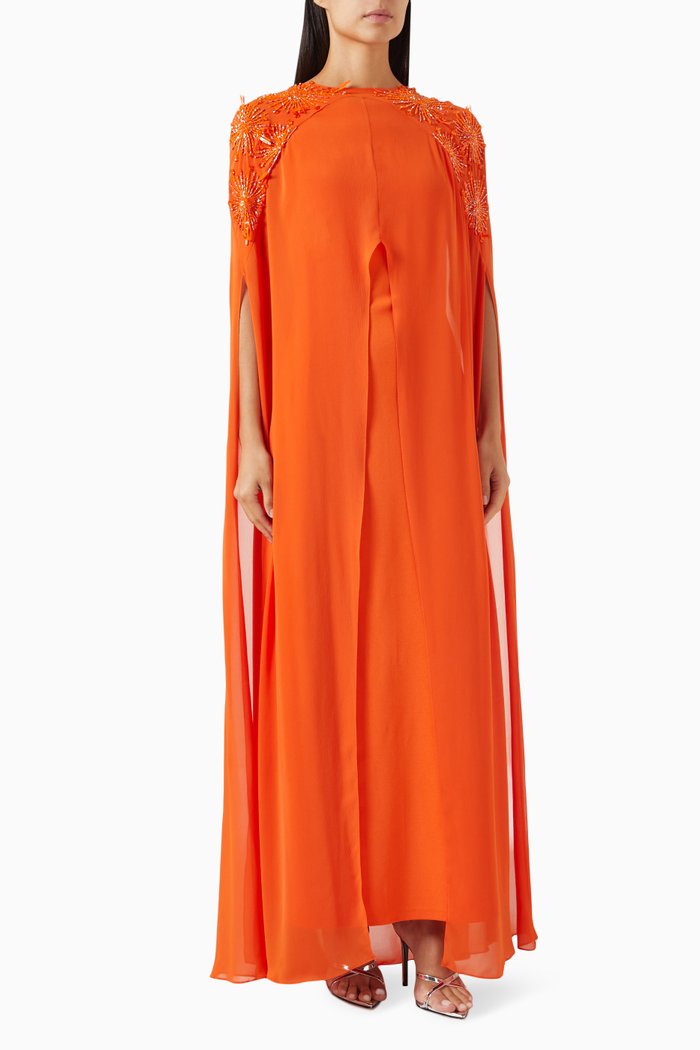 

Inara Embellished Kaftan, Orange