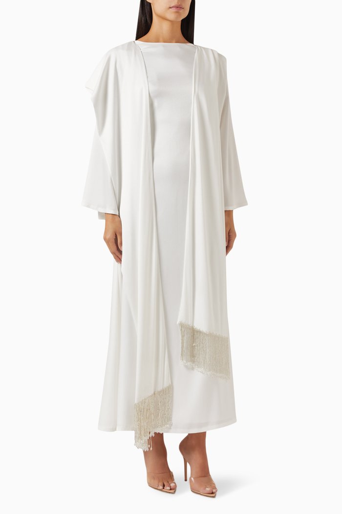 

Ahvi Draped Kaftan, White
