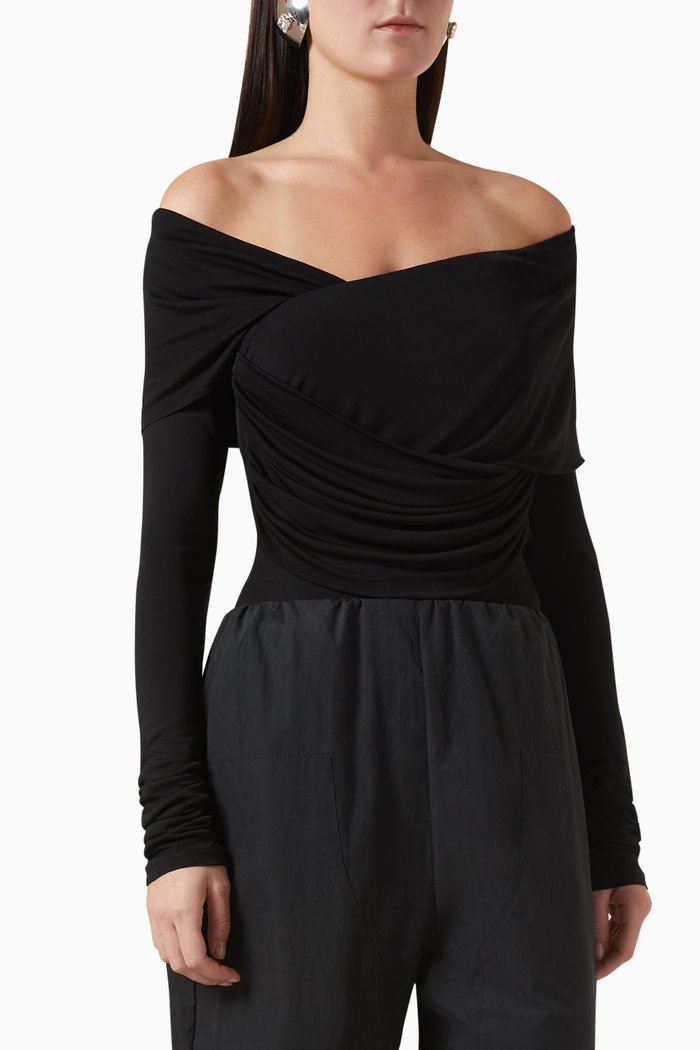 

Otto Bodysuit in Viscose, Black