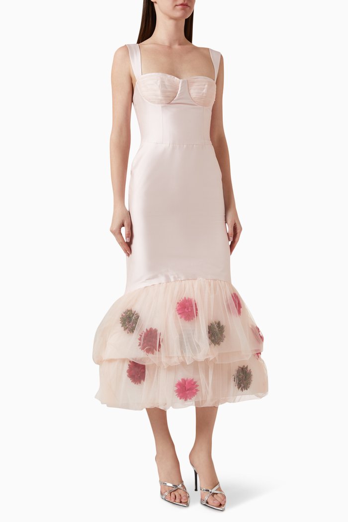 

Dans Ma Prairie Dress in Taffeta, Pink