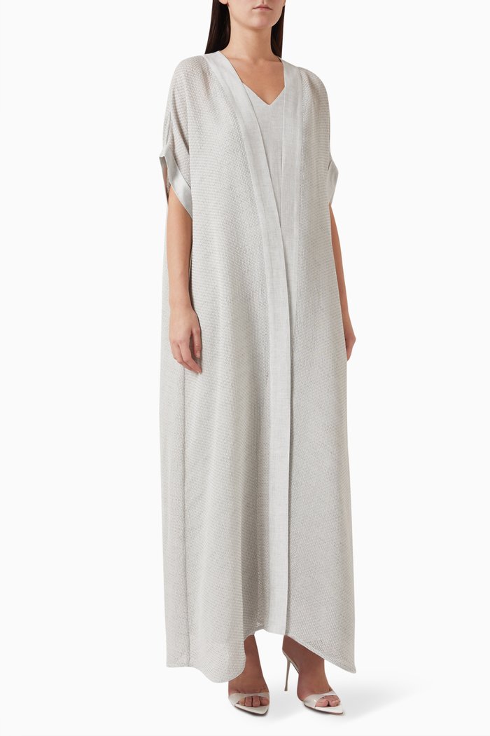 

Jumpsuit & Jacket Set in Viscose, Grey