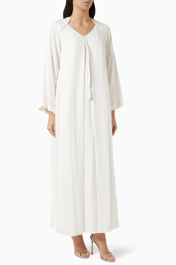 

Ya Hela Dress in Viscose, White