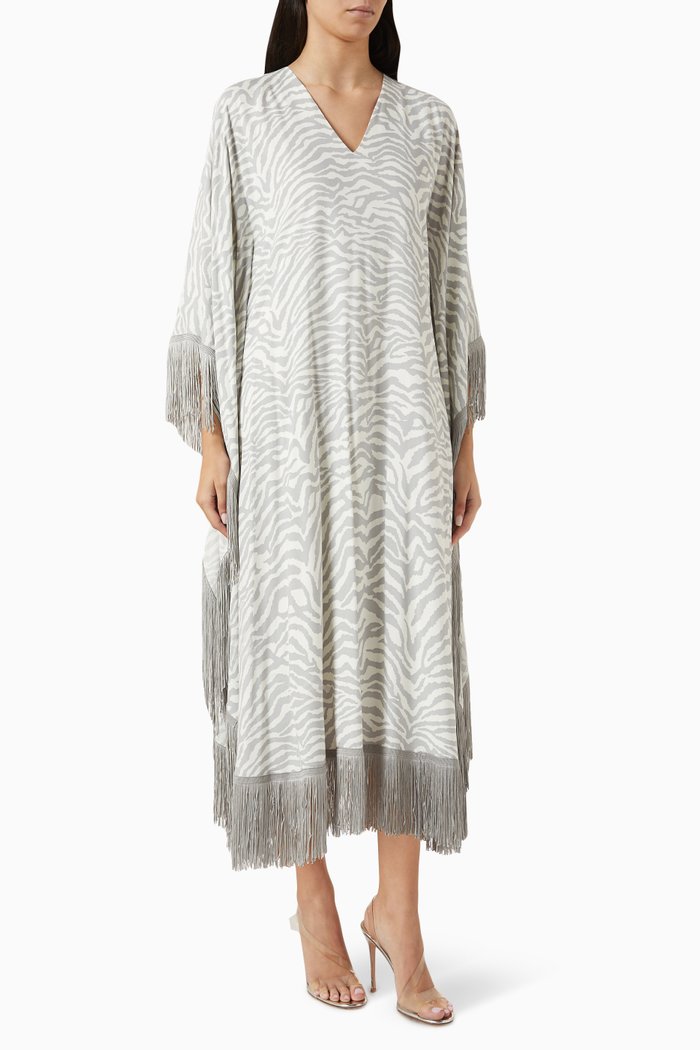 

Hippy Chic Dress in Rayon, Grey