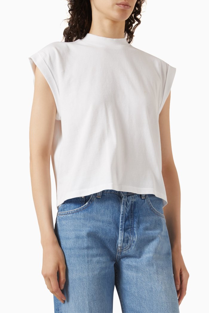 

Caspen T-shirt in Cotton, White