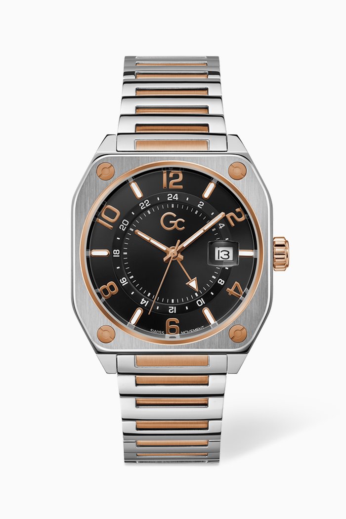 

Airborne Quartz Stainless Steel Watch, 39mm, Black