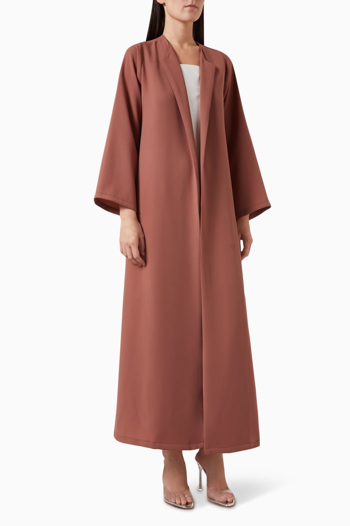 

A-line Abaya in Crepe, Red